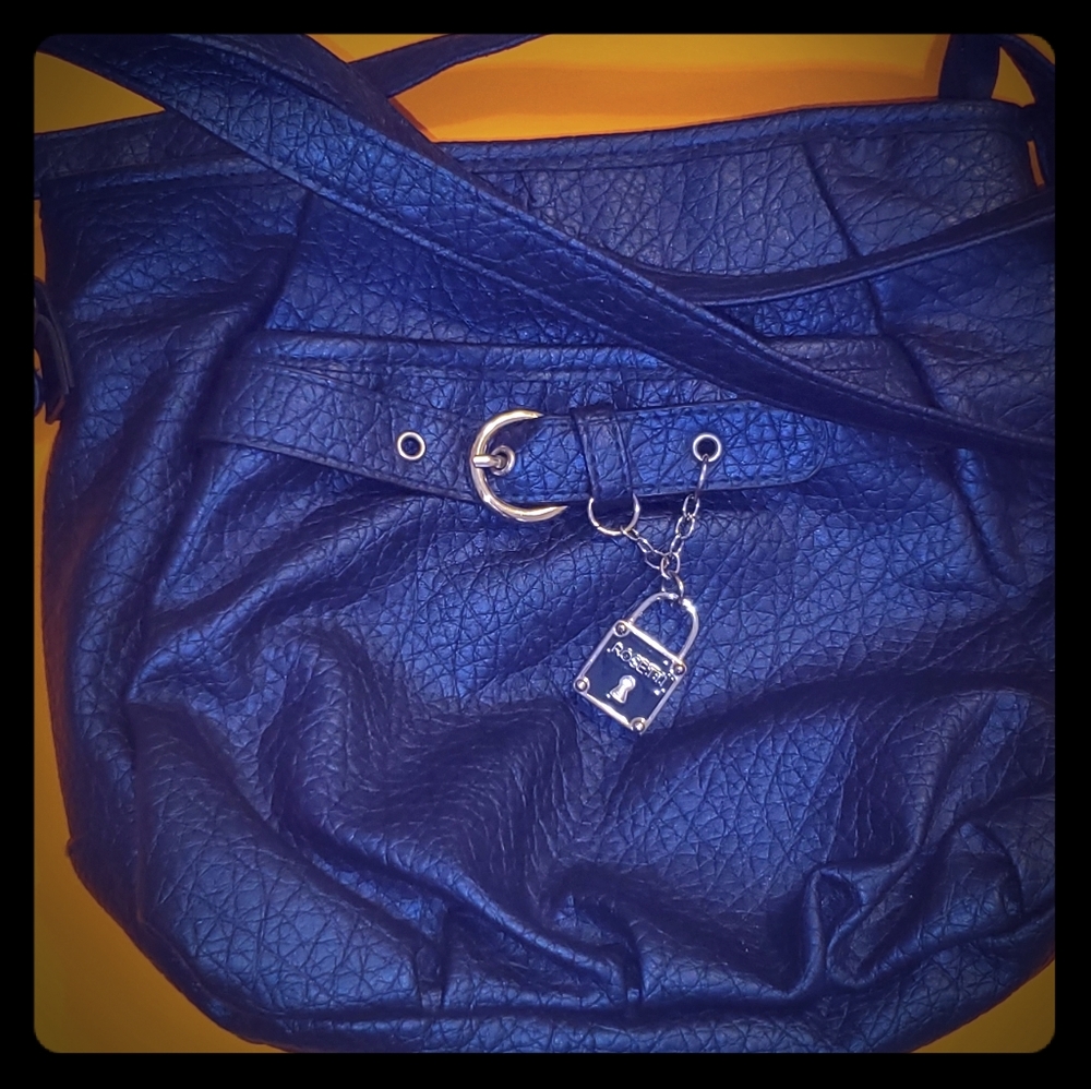 Pretty blue Rosetti cross body bag